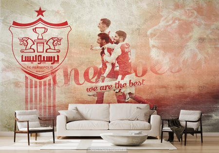 پوستر دیواری فوتبالی طرح پرسپولیس