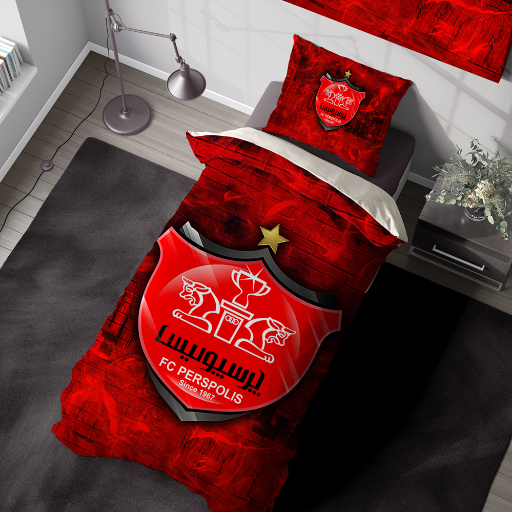 ست روتختی پسرانه فوتبالی طرح پرسپولیس