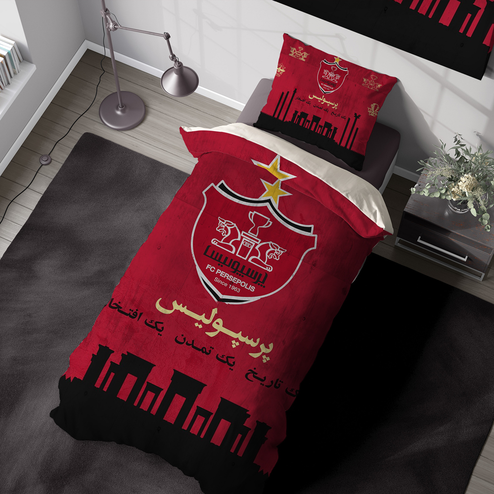 روتختی یکنفره پسرانه فوتبالی طرح پرسپولیس