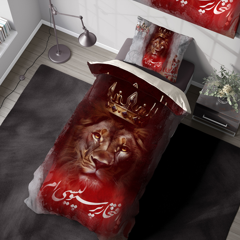 روتختی یک نفره نوجوان فوتبالی طرح پرسپولیس