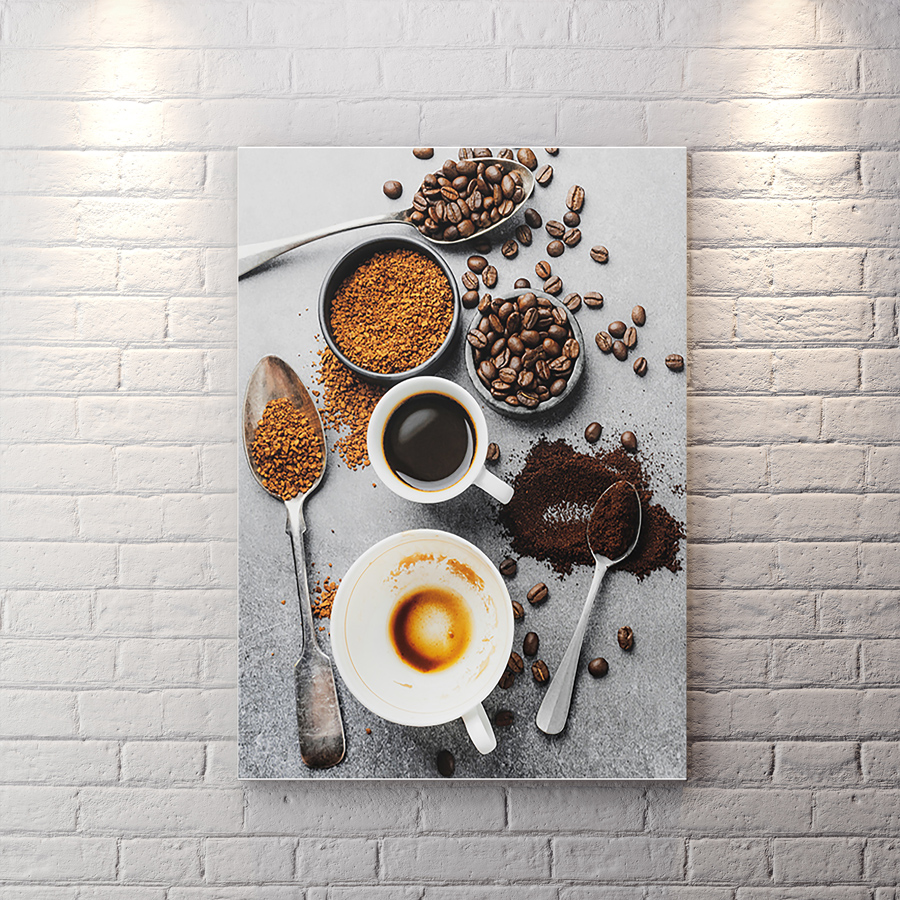 تابلو شاسی کافی شاپ طرح فنجون قهوه