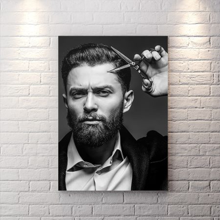 تابلو شاسی آرایشگاه مردانه
