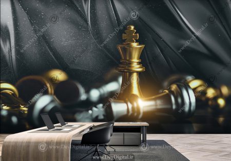 پوستر دیواری سه بعدی آموزشگاه ارز دیجیتال