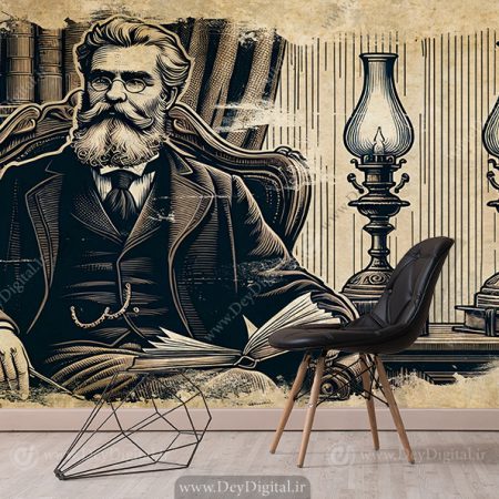 پوستر چاپی طرح گرافیکی ویلیام جیمز
