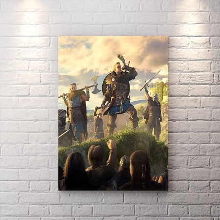 تابلو گیمینگ طرح شخصیت ایور وارینس از بازی اسسینز والهالا
