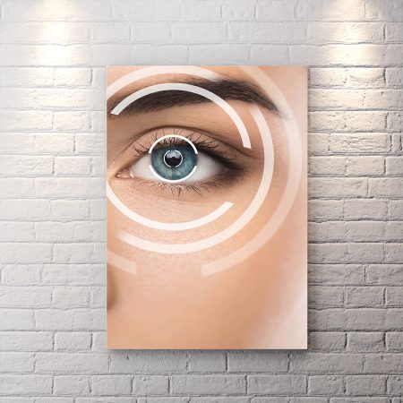 تخته شاسی دکوراتیو برای مطب دکتر اپتومتریست