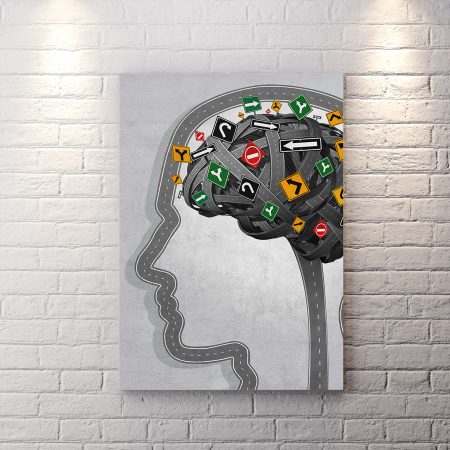 تابلو شاسی دکوراتیو برای روانشناسی