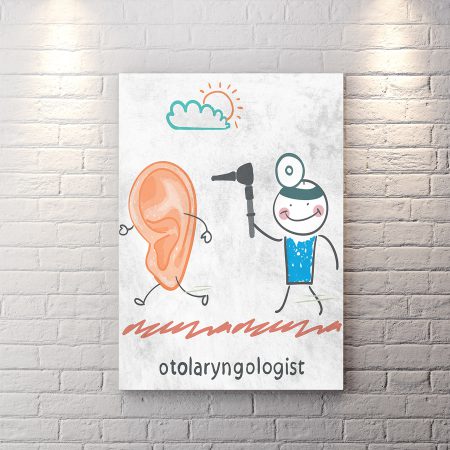 تابلو شاسی برای مطب دکتر شنوایی سنجی
