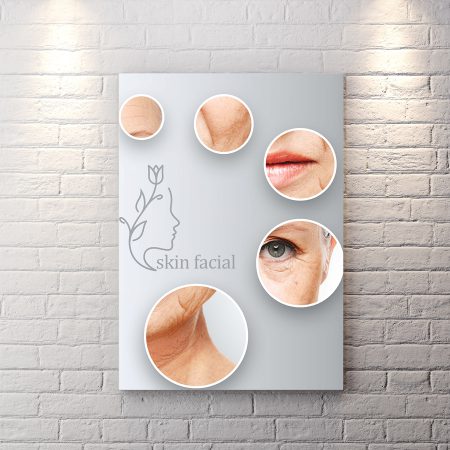 تخته شاسی برای مطب دکتر پوست