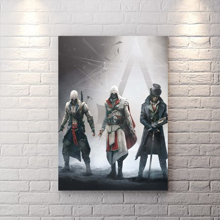تالو شاسی گیمینگ طرح بازی assassin's creed با زمینه روشن