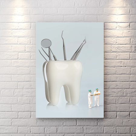 تخته شاسی طرح دندان برای مطب