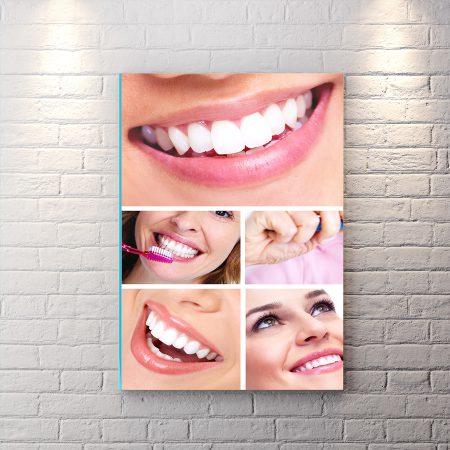 تابلو دیواری دندان پزشکی طرح لبخند
