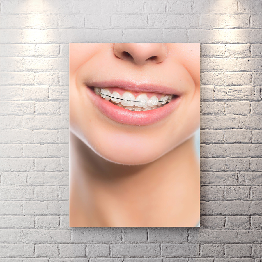 تابلو شاسی دندانپزشکی طرح لبخند زیبا