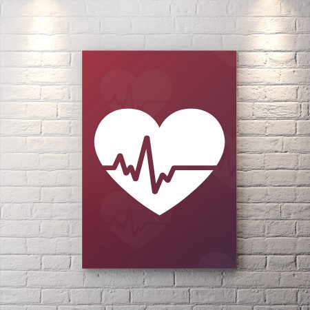 تابلو شاسی دکوراتیو برا مطب دکتر جراح قلب