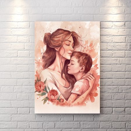 تابلو دکوراتیو طرح مادر و فرزند برای کلینیک بارداری