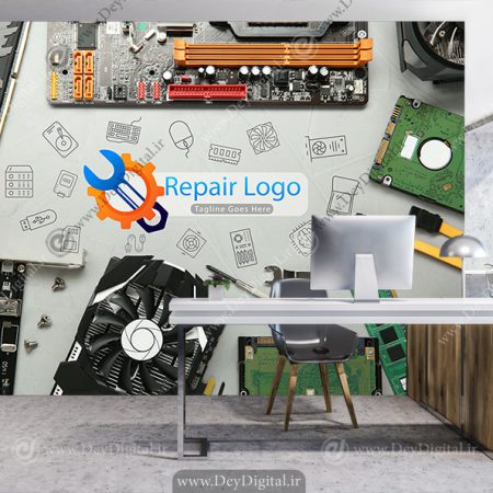 کاغذ دیواری سه بعدی امنیت شبکه