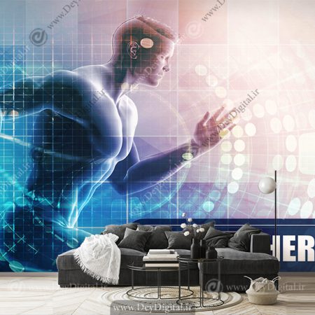 پوستر سه بعدی برای مرکز فیزیوتراپی