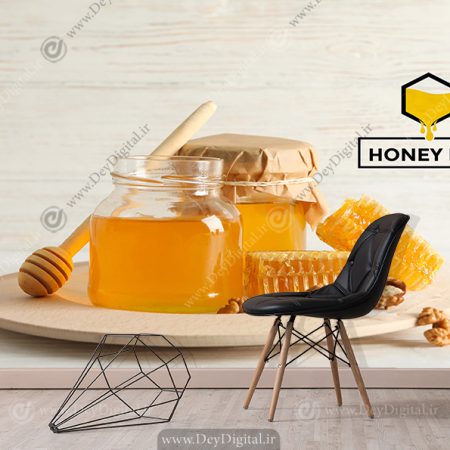 پوسر سه بعدی برای عسل فروشی