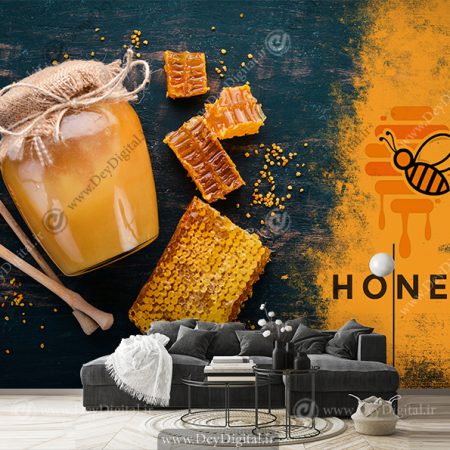 پوستر دیواری عسل فروشی