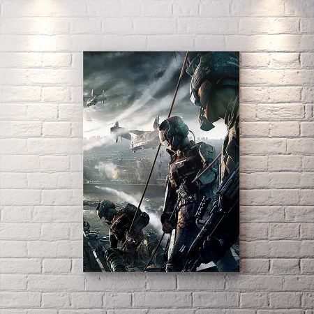 تابلو شاسی گیمینگ بازی call of duty در پاریس