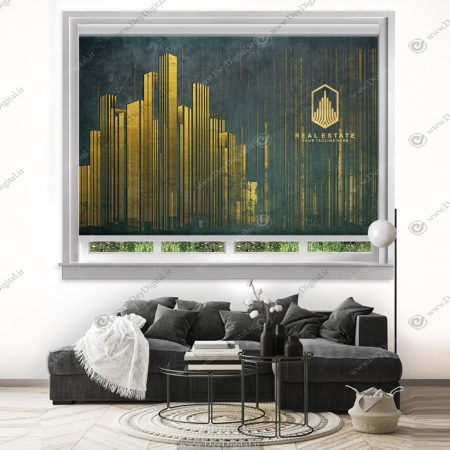 پرده شید شیک برای مشاور املاک