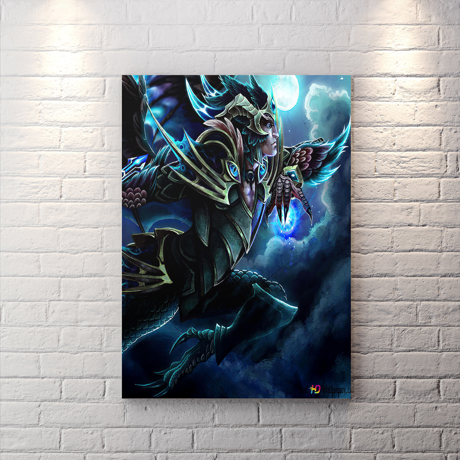 تابلو شاسی گیمینگ طرح Skywrath Mage با تم آبی
