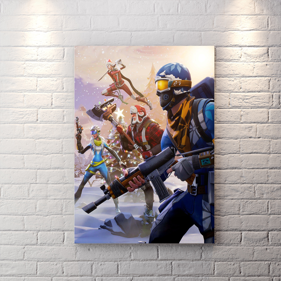 تابلو شاسی گیمینگ طرح بازی fortnite با زمینه روشن