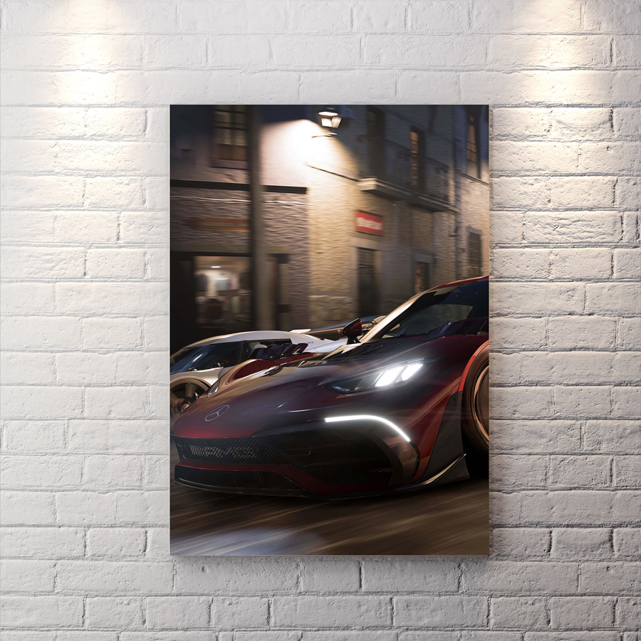 تابلو شاسی گیمینگ طرح Mercedes-AMG ONE از بازی هوریزون فایو