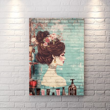 تابلو دیواری برای آرایشگاه زنانه