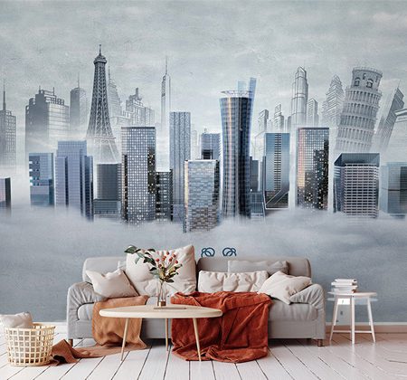 کاغذ دیواری سه بعدی طرحمشاور املاک