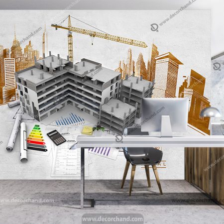 کاغذ دیواری سه بعدی برای مشاور املاک
