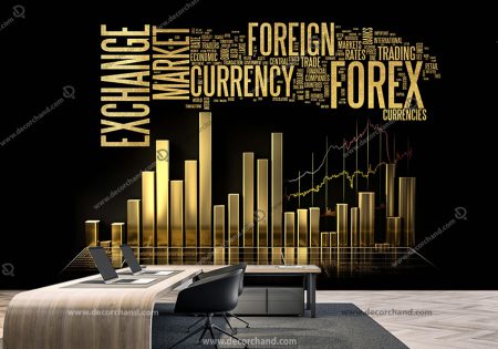 پوستر دیواری با طرح فارکس و بازارهای مالی