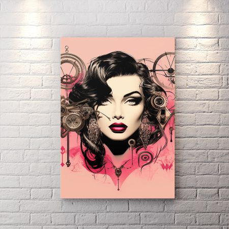 تابلو دکوراتیو طرح آرایشگاه زنانه