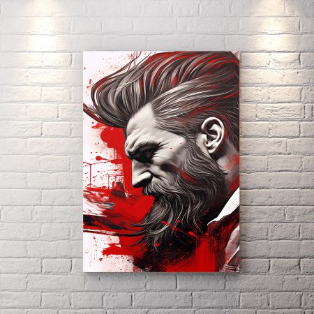 تخته شاسی دکوراتیو طرح آرایشگاه مردانه