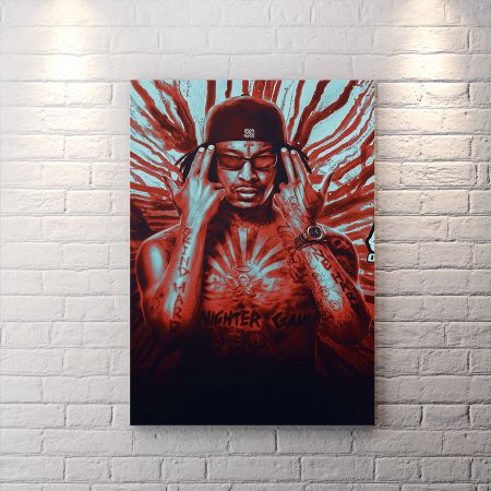 تابلو اتاق گیمینگ طرح 21 Savage برای بازی کالاف