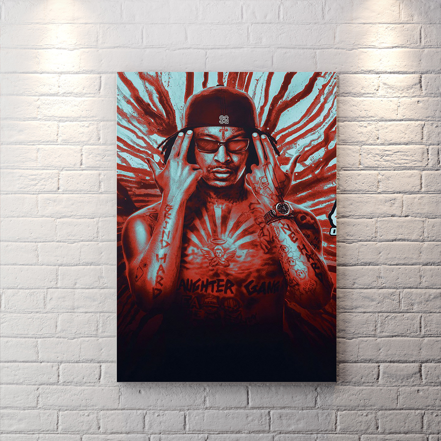 تابلو اتاق گیمینگ طرح 21 Savage برای بازی کالاف