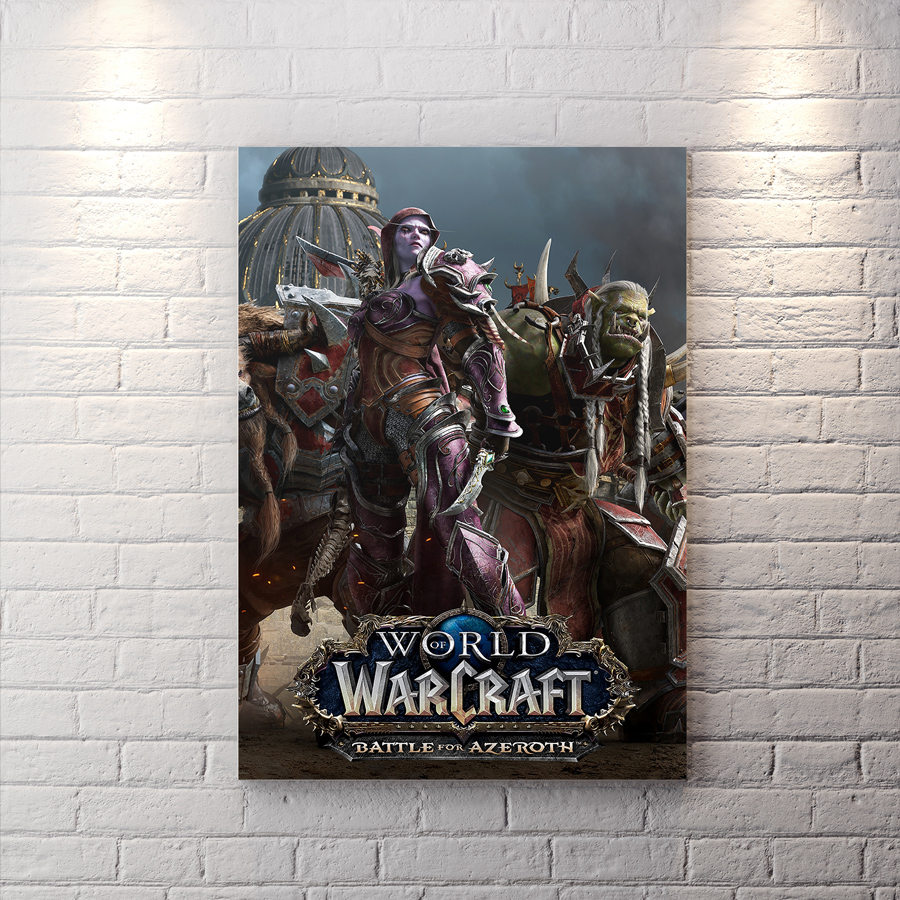 تابلو شاسی گیمینگ طرح Battle for Azeroth از بازی وارکرفت