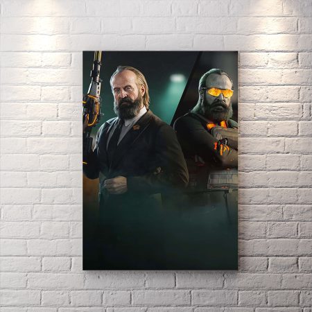 تابلو گیمینگ طرح اسکین peter stormare در بازی کالاف