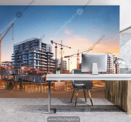 کاغذ دیواری سه بعدی مشاور املاک
