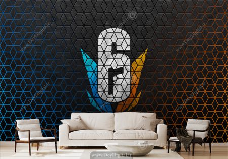 پوستر دیواری گیمینگ طرح بازی رینبو سیکس