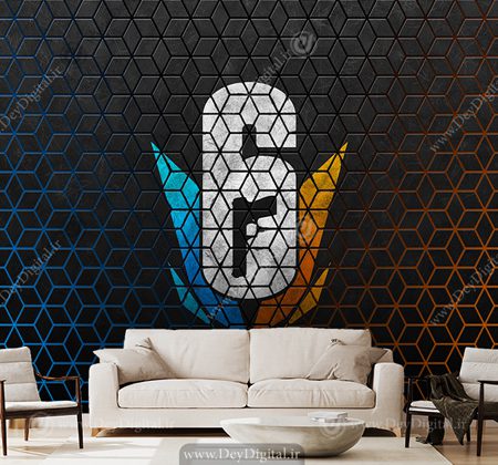پوستر دیواری گیمینگ طرح بازی رینبو سیکس