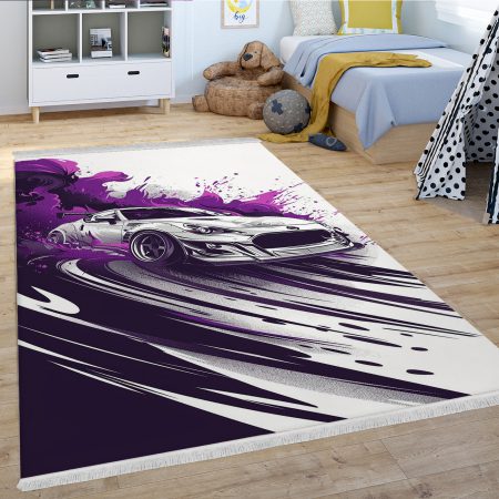 فرشینه طرح نیسان جی تی آر سفید