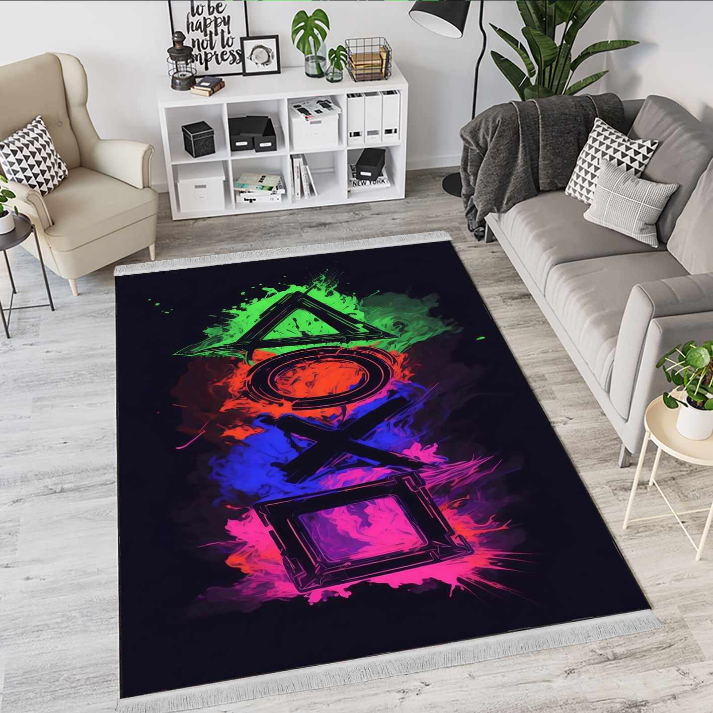 فرشینه اتاق گیم طرح گرافیکی جدید