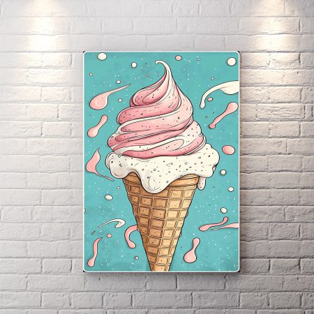 تابلو شاسی طرح بستنی قیفی