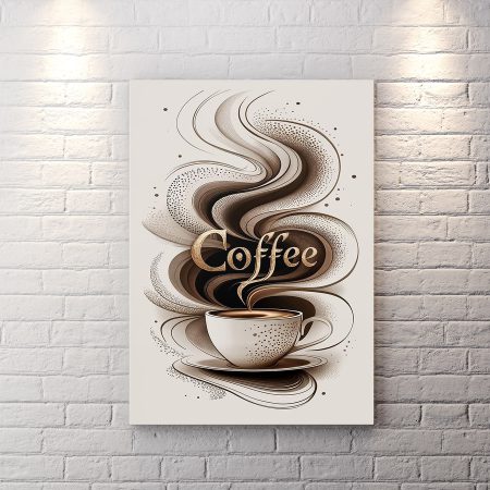 تابلو شاسی طرح فنجان قهوه