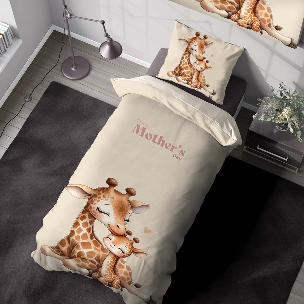 روتختی طرح بچه زرافه و مادرش