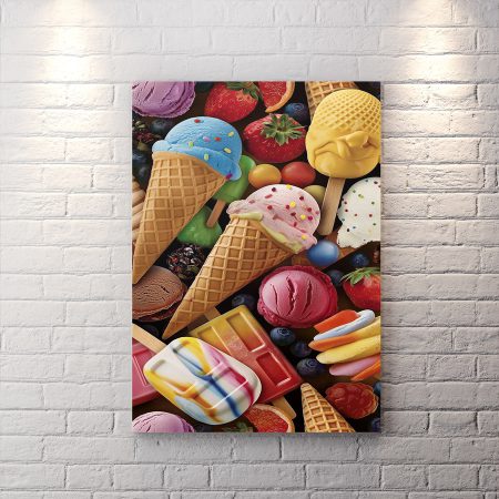 تخته شاسی برای بستنی فروشی