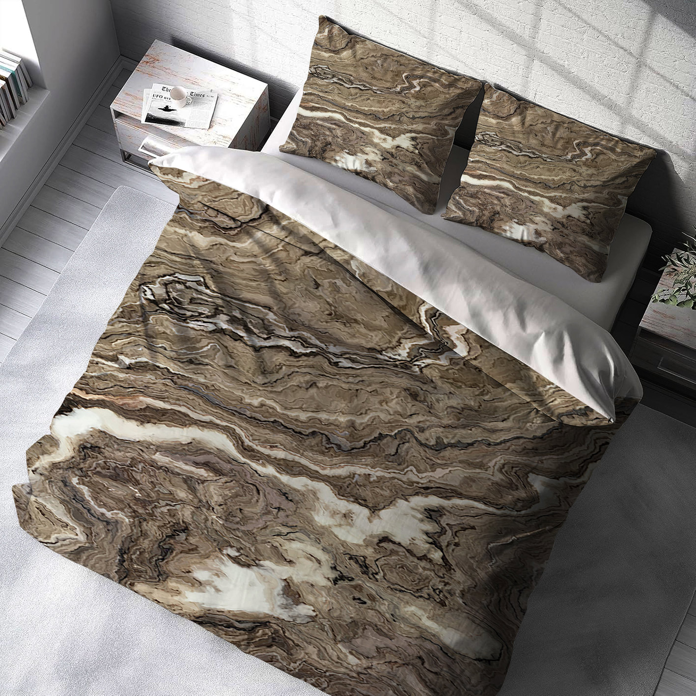 سرویس روتختی طرح سنگ ماربل