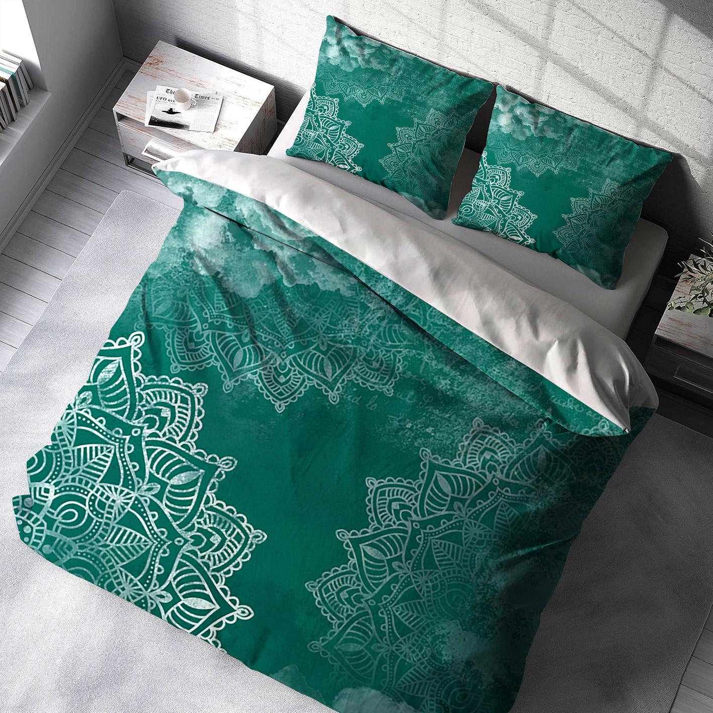 ست روتختی دونفره طرح سنتی شیک