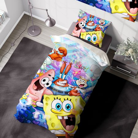 ست روتختی کودکانه جدید طرح شخصیت های باب اسفنجی